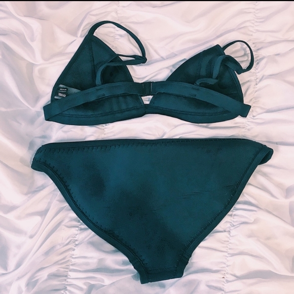 Triangl navy crochet triangle cut bikini - Picture 4 of 7